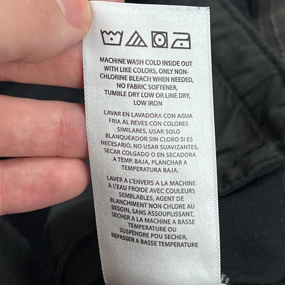 Lee Shorts Men's 32 Black Flat Front Chino Motion Flex Waistband Stretch 9.5" - Picture 4 of 11